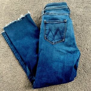 Mother Jeans Petite, raw hem